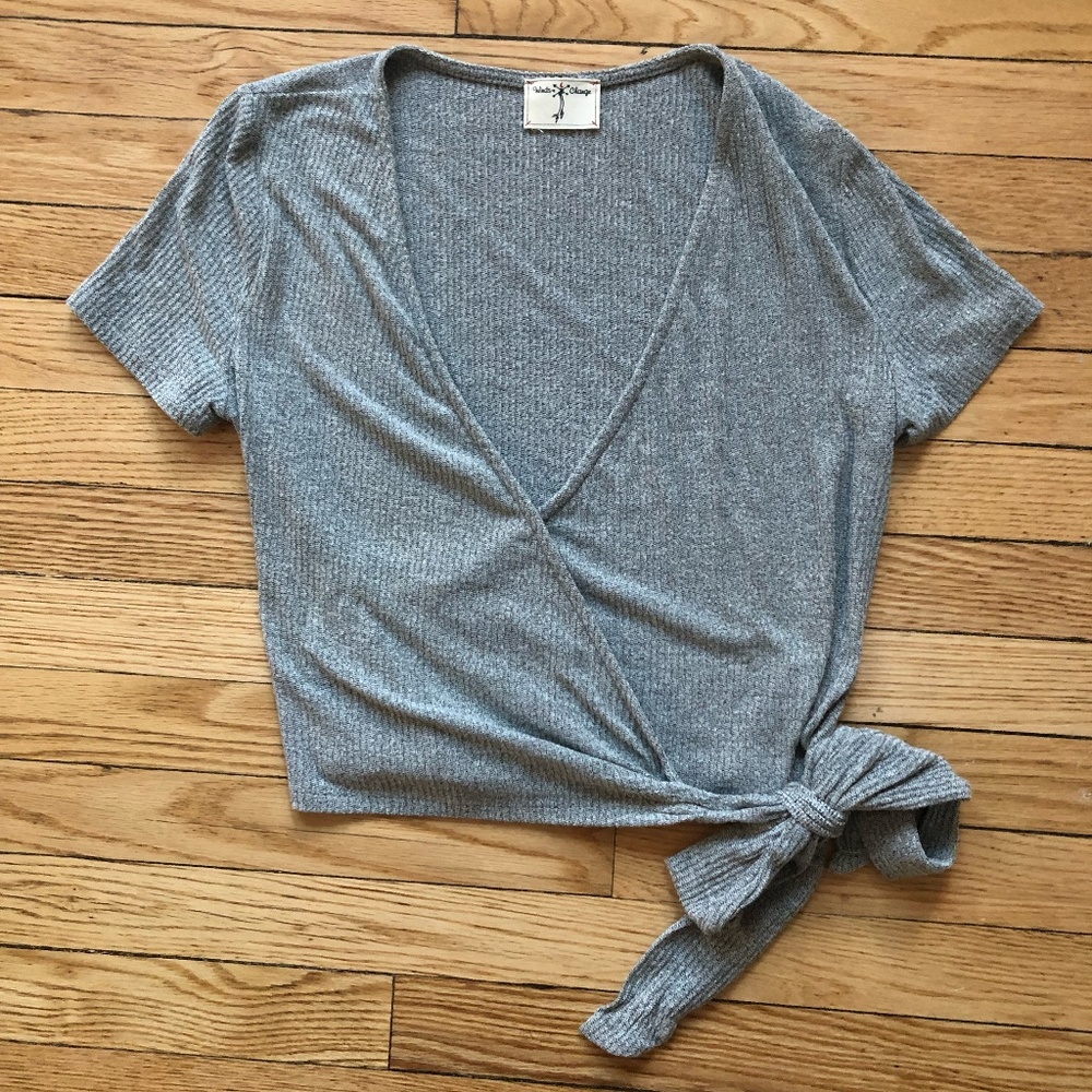 Boutique find tie wrapped top